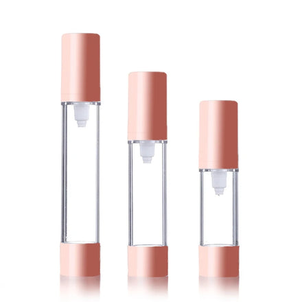 Mini Airless Pump Perfume Bottle 5ml 10ml 15ml Empty Slim Plastic Serum Lotion Container for Face Cream