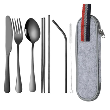 Stainless Cutlery Set Package in Portable Bags Best Selling Products 2022 New Product Ideas 2023 Top