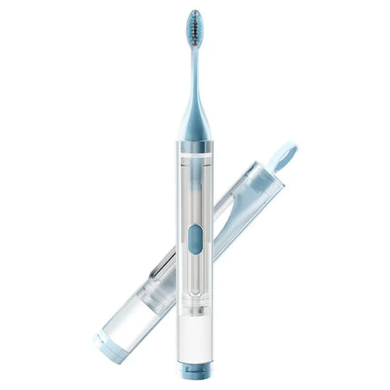 2 in 1 Portable Orthodontic Toothbrush V Shaped Bristle Travel Refill Foldable Toothbrush