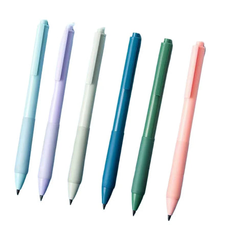 Simple Macaron School Student Everlasting Pencil Eternal Inkless Pen 0.5mm HB Stationery Supplies