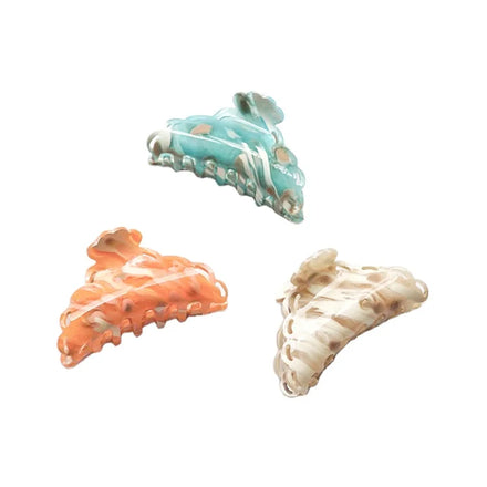 Woman Hair Claw Clip Hollow Out Acetate Hair Claw Advanced Gorgeous Drop Shape Claw Clip