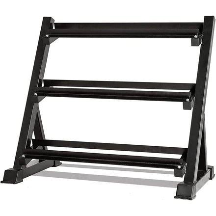 Adjustable 3-Tier Heavy Duty Metal Dumbbell Rack for Home Gym Fitness Equipment Weight Rack Dumbbell Storage Stand Holder