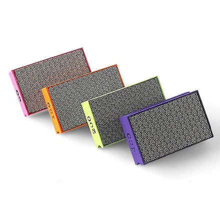 4 Inch Electroplated Diamond Polishing Pads Rectangle Shape Sanding Blocks Abrasive Pads