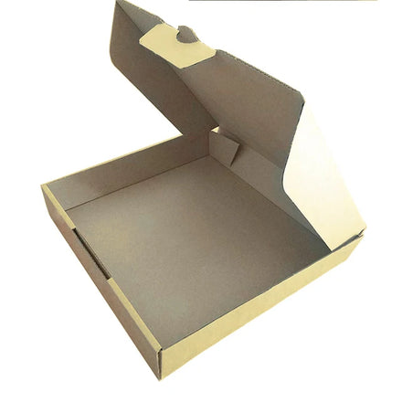 Customizable Logo Kraft Paper Box Fast Food Packaging Easy-to-Pack Corrugated Material Matte UV Coffee Sushi Milk Available Free