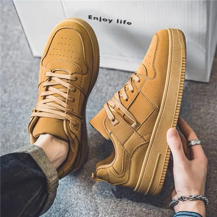 Custom Logo 2026 New Casual Men's Walking Style Shoes Breathable White Sneakers Men