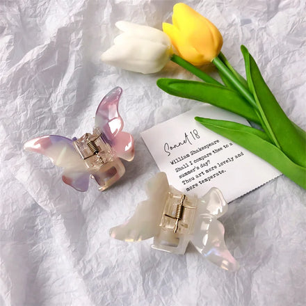 Strong Hold Cellulose Acetate Butterfly Hair Claws Claw Clips for Secure Hair Styling