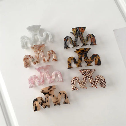 New Korean Acetic Acid Hair Accessories for Women Acetate Large Hair Claw Clips
