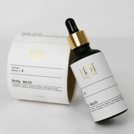Custom Adhesive Labels Personal Care Stickers Cosmetic Waterproof Label Printing Cosmetic Sticker