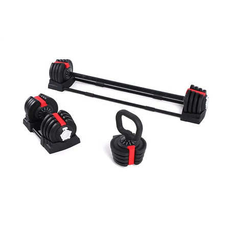GONGCHUANG Factory Customized Direct Home Gym Exercise Arm Muscle Weight Adjustable Steel Barbell Set 20kg Black 1.2m/1.5m