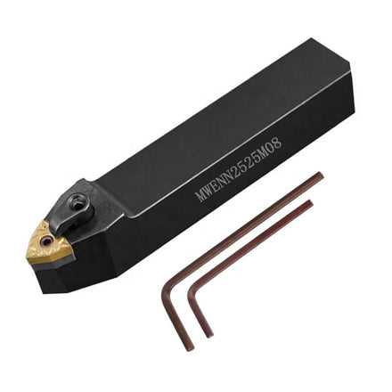 IRON ROOT 50 Degrees MWENN2020K08 OEM External CNC Turning Tool Holder for WNMG Insert with Black Coating HRC42-46