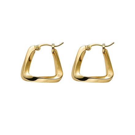 Hot Selling Gold Plated Irregular Earrings Trendy Delicate Geometric Earrings for Women