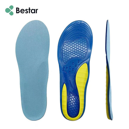 Bestar Comfortable Massaging Arch Support Gel Cool Silicone Insoles for Shoes