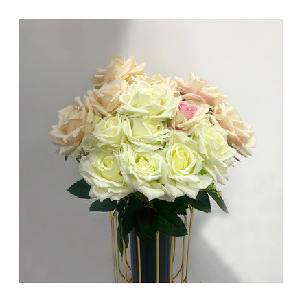 7 Heads Big Horn Lover Rose Cheap Wholesale Artificial Flowers Dekoration