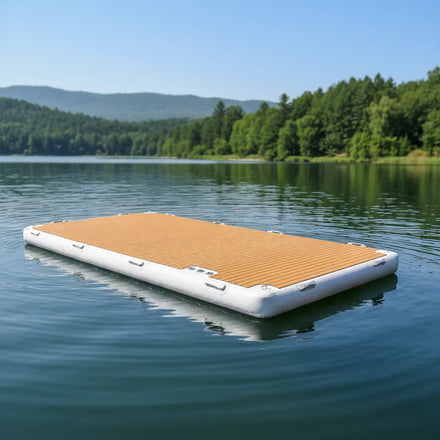 High Quality Inflatable Platform Drop Stitch DWF Material Water Floating Air Pontoon Inflatable Dock for Yacht