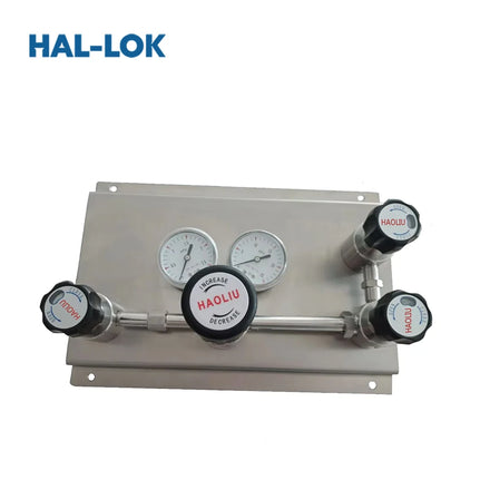 Haoliu Stainless Steel Manual Gas Control Panel Special Gas Pressure Regulator and Valves for General Use