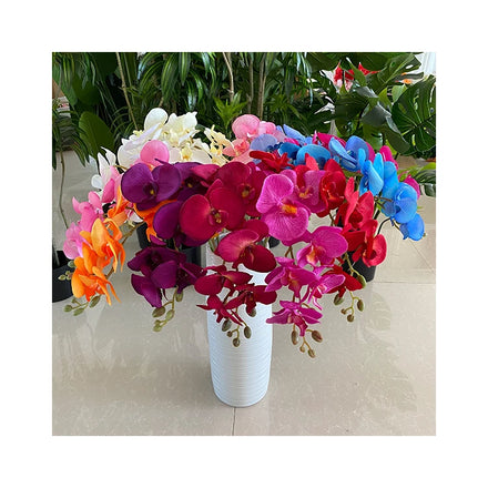 Centerpiece Flower Wedding Flowers Artificial Decorative 8 Peach Skin Butterfly Orchids