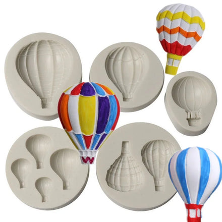 Baking Tools Balloon Shaped Eco-Friendly Grey DIY Hand Made Soap & Chocolate Tipping Sugar Cake Silicone Mold Wholesale