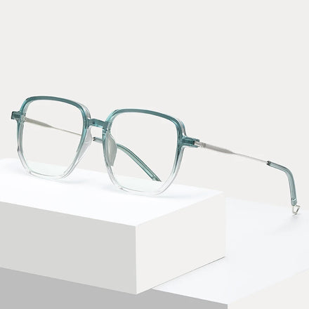 Transparent Oversized Anti Blue Light Eyewear Frame Unisex TR90 Light Weight Glasses Frame for Myopia Custom logo Eyeglasses