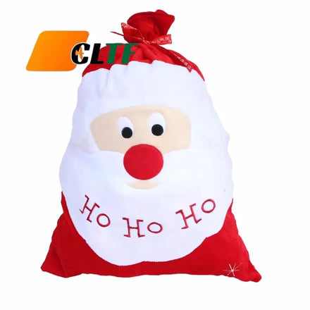 Wholesale 68*50cm Large Size Christmas Ornaments Velvet Material Santa Claus Christmas Candy Bag Gift Bag Christmas Gift Bag