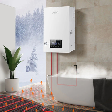 JNOD Wifi Control Electric Combination Boilers for Instant Geyser and Underfloor Heating Wall Mounted Heater