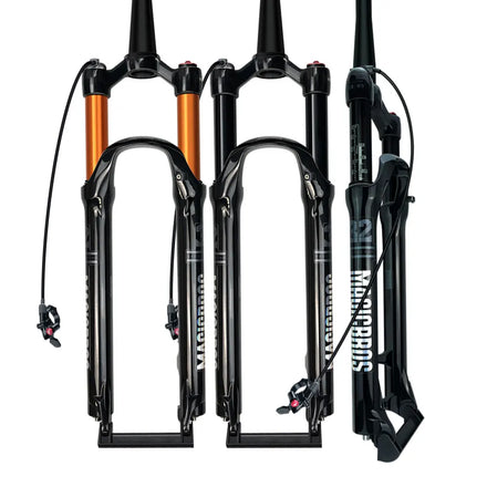 Bicycle Fork Factory Wholesale Magnesium Alloy 26 27.5 29er Air Suspension MTB Mountain Bike Dirt Bike Front Fork