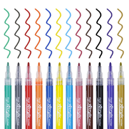 Flash Color Marker Pen Factory Acrylic Paint Markers Pen