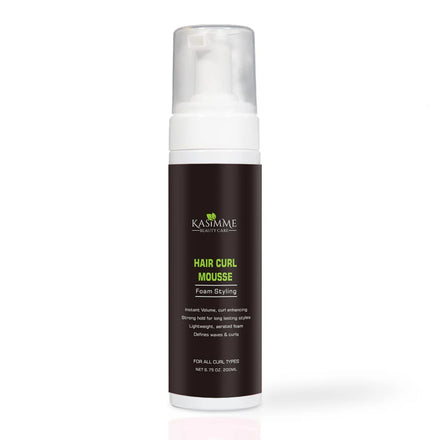 Alcohol Free Massive Foam Define & Fast Drying 200ml No Flakes Styling Hair Mousse for Curly & Frizzy Hair with Strong Hold