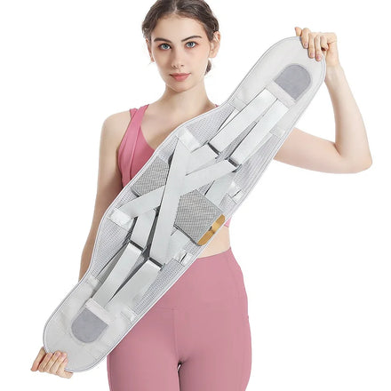 Boer Self Heating Magnetic Lumbar Support Belt for Lower Back Pain Relief Tourmaline Adjustable Breathable Unisex Waist Support