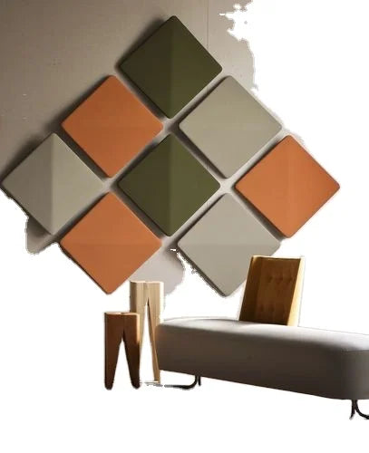 Customizable 3D Modern Polyester Fiber Acoustic Wall Panel for Home Recording Studio-Sound Absorbing Soundproof Decoration