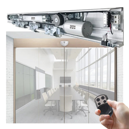 Main Entrance 150kg Electric Sliding Door Operator Automatic Sliding Door Machine With Sensor