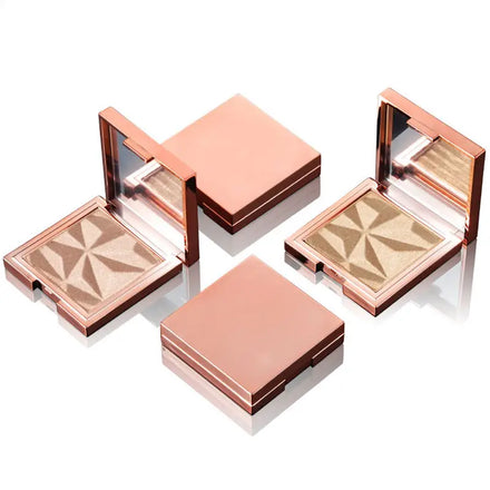 OEM Cosmetics Private Label 7 Color Single Face Bronzer Highlighter Pressed Powder Brighten Skin Shimmer Highlighter