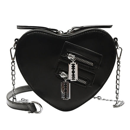 Wholesale Fashion Mini Women Handbags PU Leather Heart Shape Ladies Crossbody Shoulder Bags