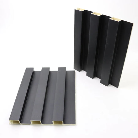 Sonsill Wooden Grain PVC Wpc Wall Panels for Wall Decoration