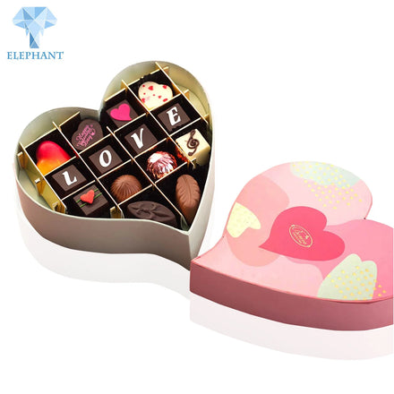 Wedding Favour Gift Box for Guest Sweet Chocolate Candy Heart Shape Wedding Gift Box