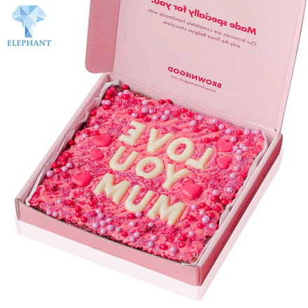 Custom Pink Sweet Festive Candy Goodies Mailer Wedding Cake Boxes for Guest