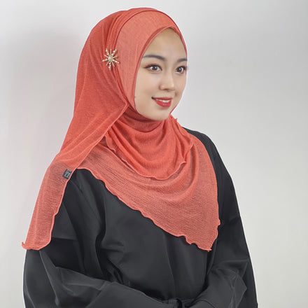Fashion Arab Black Hijab Muslim Shawl Muslim Hijab Soie De Medine Crinkle Muslim Scarf for Women Shayla Plain Scarfs