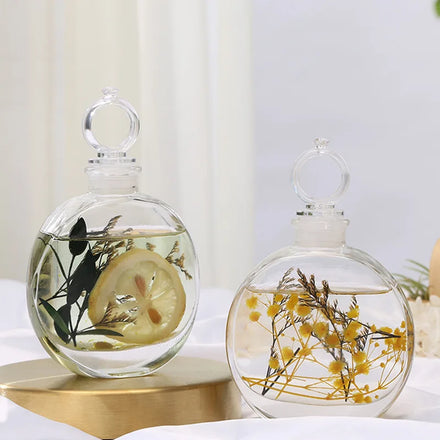 Cheaper Price 100ml Bottle air Freshener Aroma Oil Glass Perfume Bottles with Cork Stopper and Reed Sticks