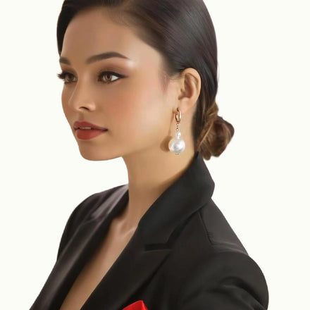Charms Pearl Beads Pendant Earrings for Women Trendy Cute Ladies Elegant Wedding Accessories 2025 Fashion Jewelry Female Gifts