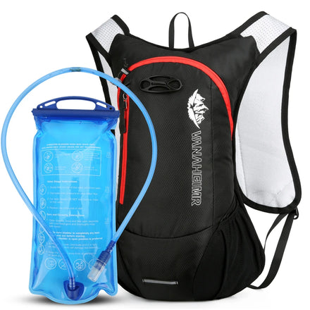 Outdoor Sport Bicycle Hydration Backpack Breathable Water Bag Superlight Climbing Cycling Nylon Zipper