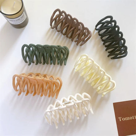 Giant Matte Hair Barrette Clip Large Hair Clips Fashion Accessories Nonslip Clips Claw