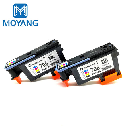 MoYang Best Adjustment Parts for Printer F9J49A 706 Universal Printhead Print Head Compatible for HP Designjet D5800 Nozzle