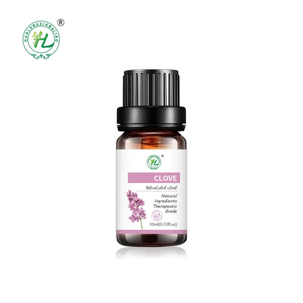 HL Indonesian Essential Oils Bulk Supplier10mL 100% Pure Natural Clove Bud Oil for Hair Tooth Ache | Therapeutic Grade