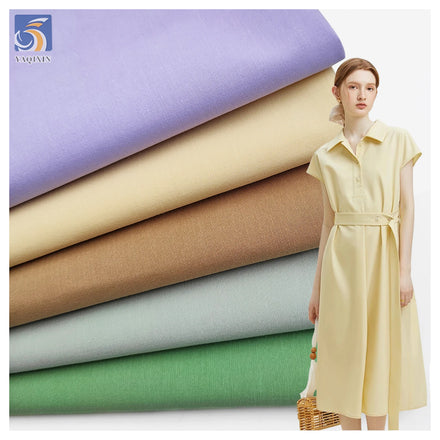 A2216 32S 150gsm White 60% Polyester Lyocell 40% Cotton Poplin Fabric Best Price by Per Meter