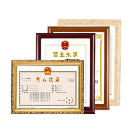 Hot Sale Eco-friendly Wholesale Custom Wood Graduation Certificates Document Diploma Frame