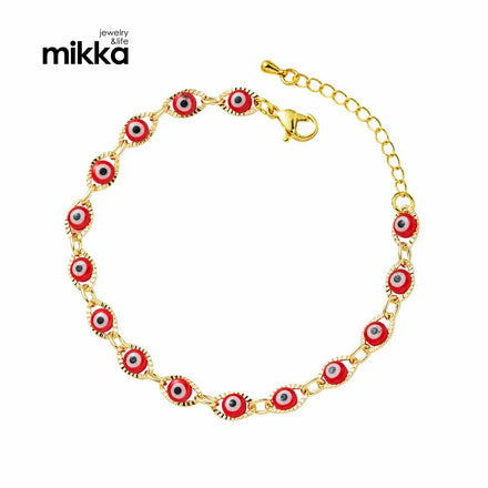 Fashionable Personalized Golden Bracelet Classic Design Geometry Devil's Eye Alloy Bracelet