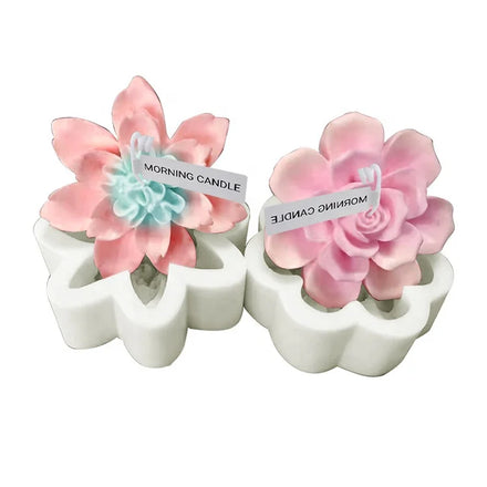 Large Peony Flower Making Candle Molds Moldes for Sale Diy 3d Silicone Molds for 3d Candles