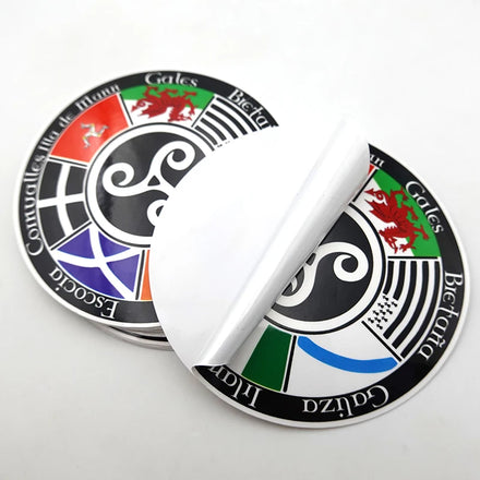 Custom Die Cut Logo Vinyl Round Decorative Stickers Printing Private Black Circle Label Adhesive Paper Film