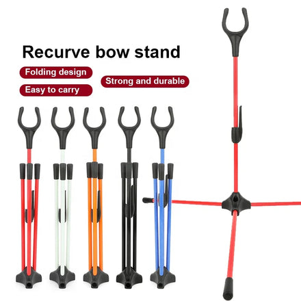Archery Bow Target Multi-color Bow Stand Outdoor Hunting Equipment Foldable Fiberglass Arrows Recurve Bow Stand