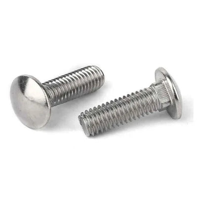 1/4 3/8 1/2 5/16 Stainless Steel 304 Mushroom Round Head Square Neck Carriage Bolt Screws