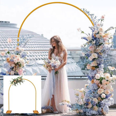 Metal Wedding Arch for Flower Balloon Indoor Outdoor Garden Patio Party Decoration Wedding Arch